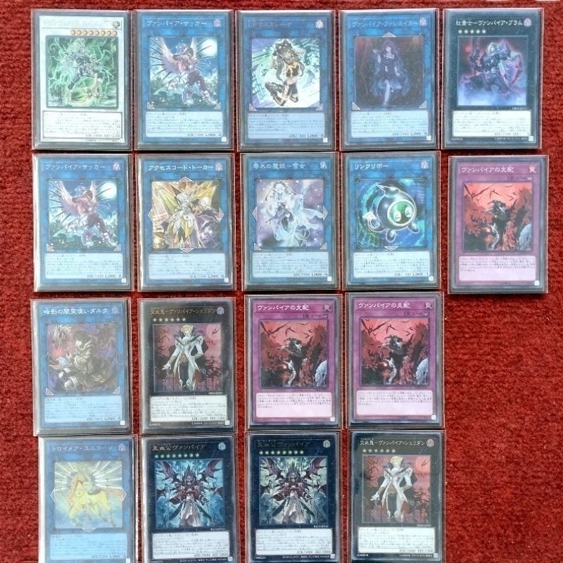 Combo 18 thẻ bài YUGIOH gốc Nhật
